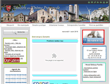 Tablet Screenshot of mairie-donzere.fr